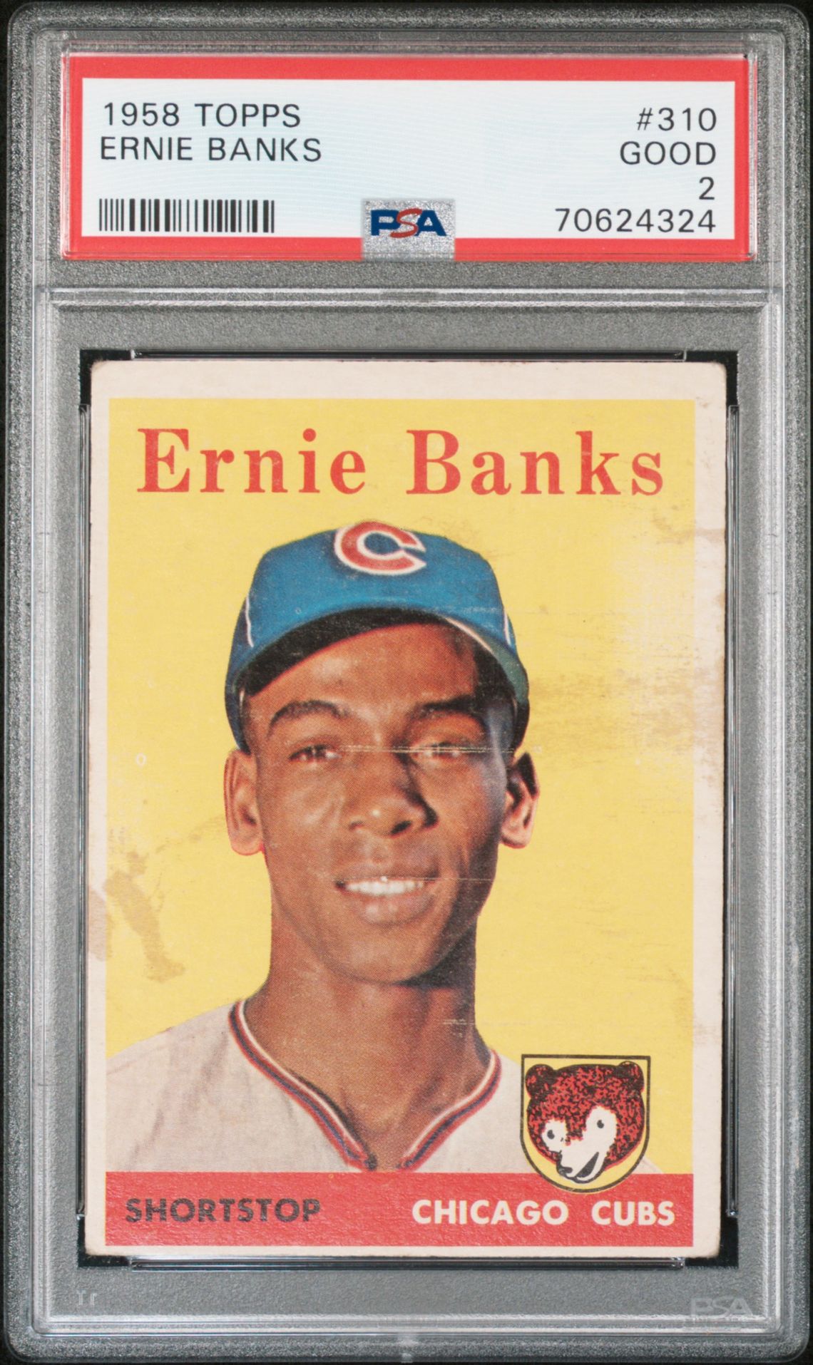 1958 Topps TOPPS #310 Ernie Banks front
