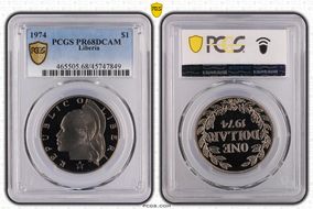 1974 $1 PR68DCAM