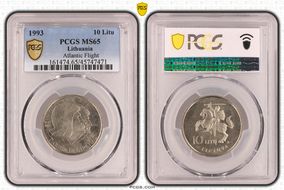 1993-LMK 10 Litu Atlantic Flight MS65