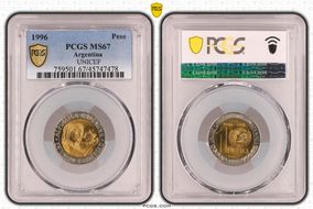 1996 Peso UNICEF MS67