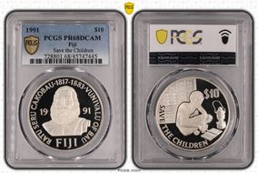 1991 $10 Save the Children PR68DCAM