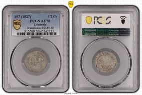 157 (1527) 1/2 Gr Ivanauskas-1S344-10 AU50