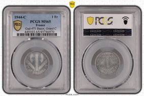 1944-C 1 Fr Gad-471 Bazor, Grand C MS65