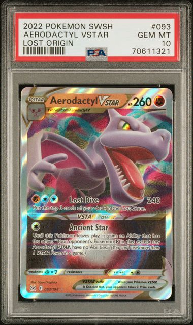 Aerodactyl VSTAR Lost Origin, Pokémon