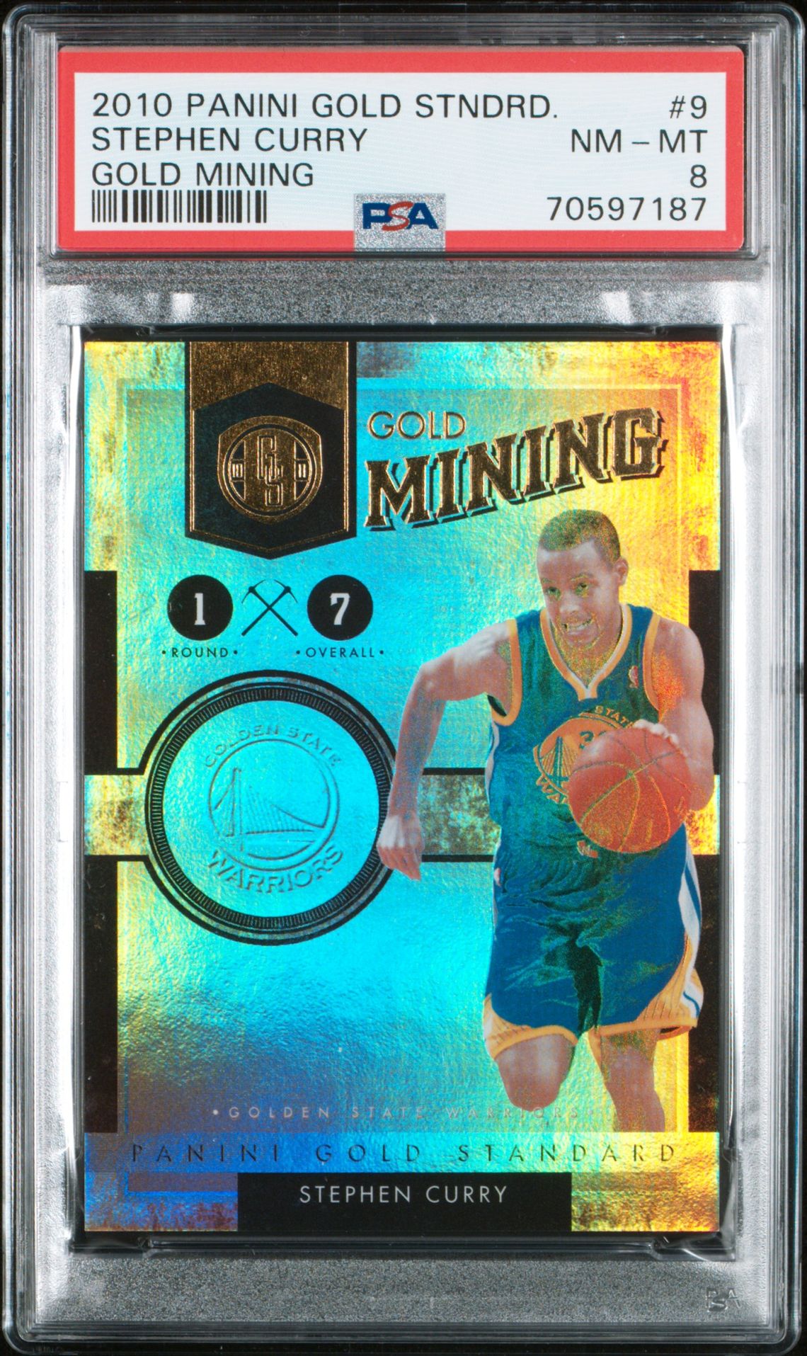 2010 Panini PANINI GOLD STANDARD GOLD MINING Stephen Curry front