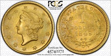 1849-O G$1 MS64