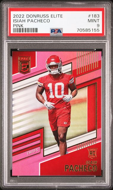 2022 Panini Prizm Isiah Pacheco Rookie Card 352 Chiefs RC