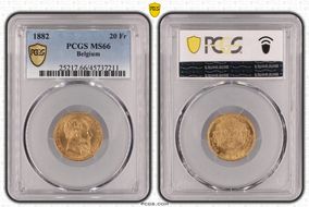 1882 20 Fr MS66