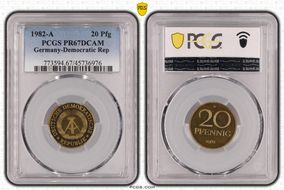 1982-A 20 Pfg PR67DCAM