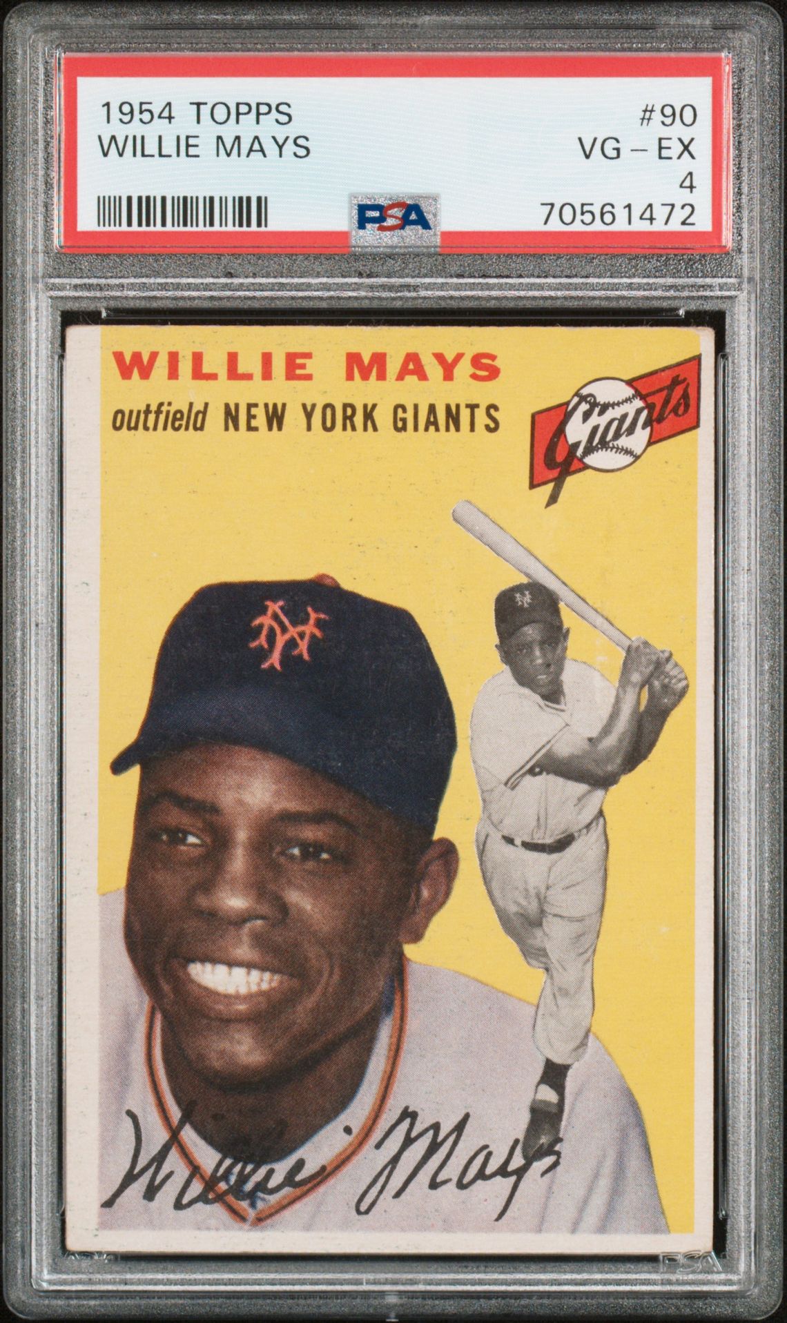 1954 Topps TOPPS #90 Willie Mays front