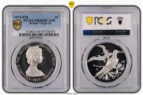 1973-FM $1 PR66DCAM