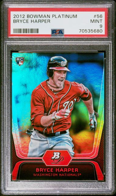2012 Bowman Bowman Platinum #56 Bryce Harper front