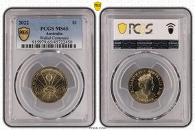 2022 $1 Wallal Centenary MS65