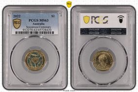 2022 $2 Socceroos Centenary MS63