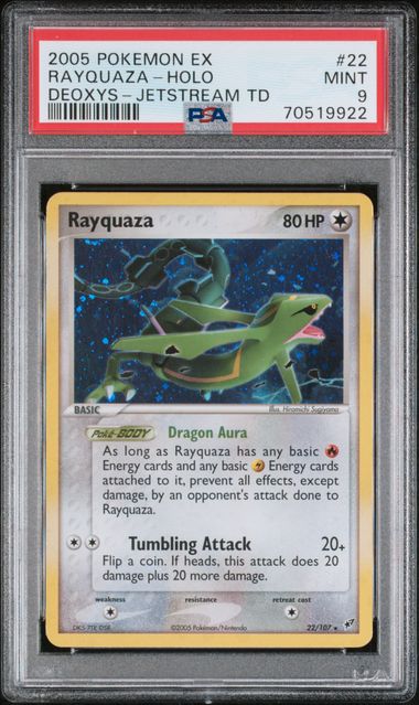 2005 Pokemon POKEMON EX DEOXYS JETSTREAM TD #22 Rayquaza-Holo front
