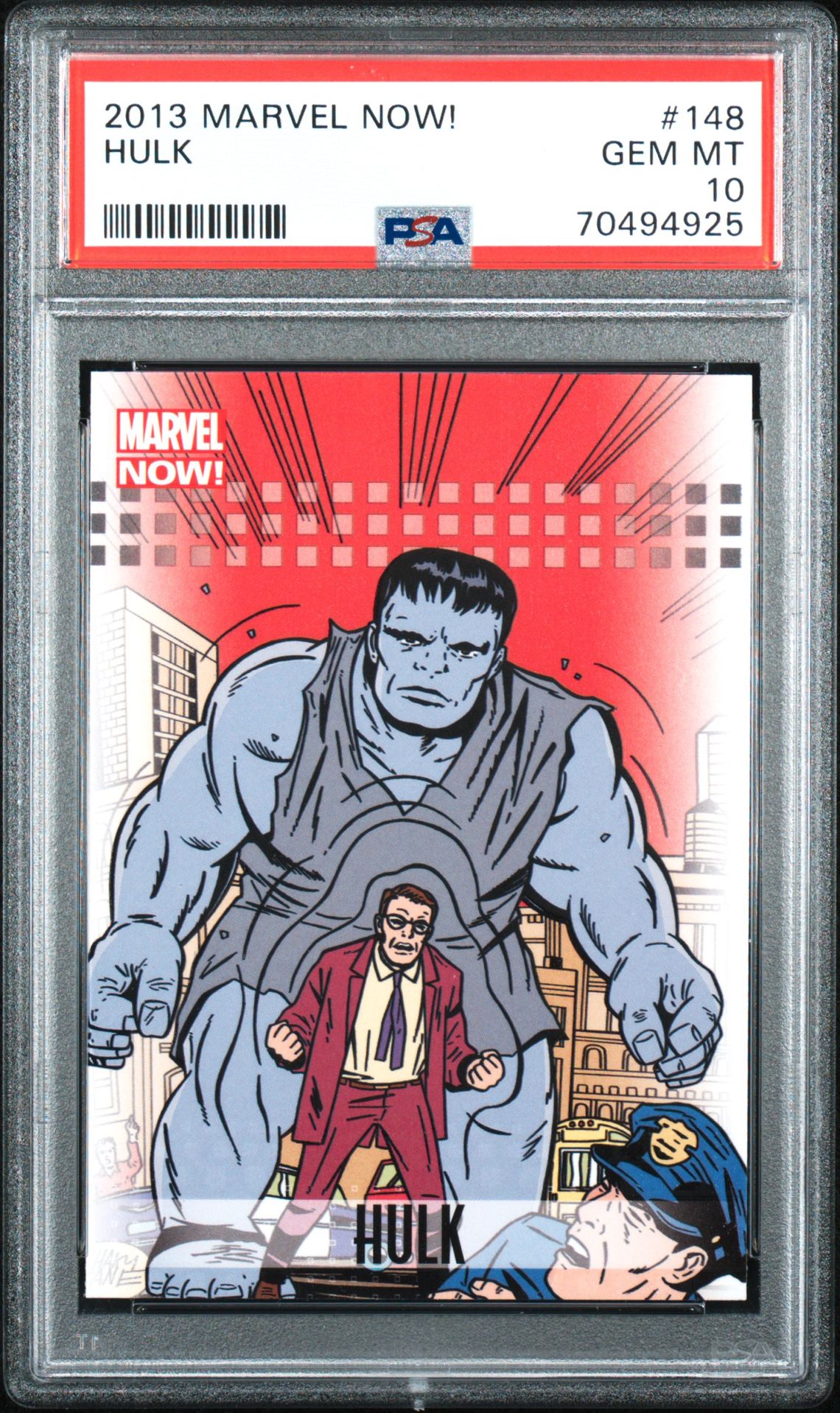 2013 Marvel UPPER DECK MARVEL NOW! #148 Hulk front