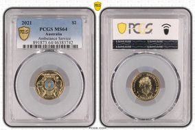 2021 $2 Ambulance Service Colorized MS64