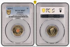 2020-C $2 Firefighters Colorized MS67