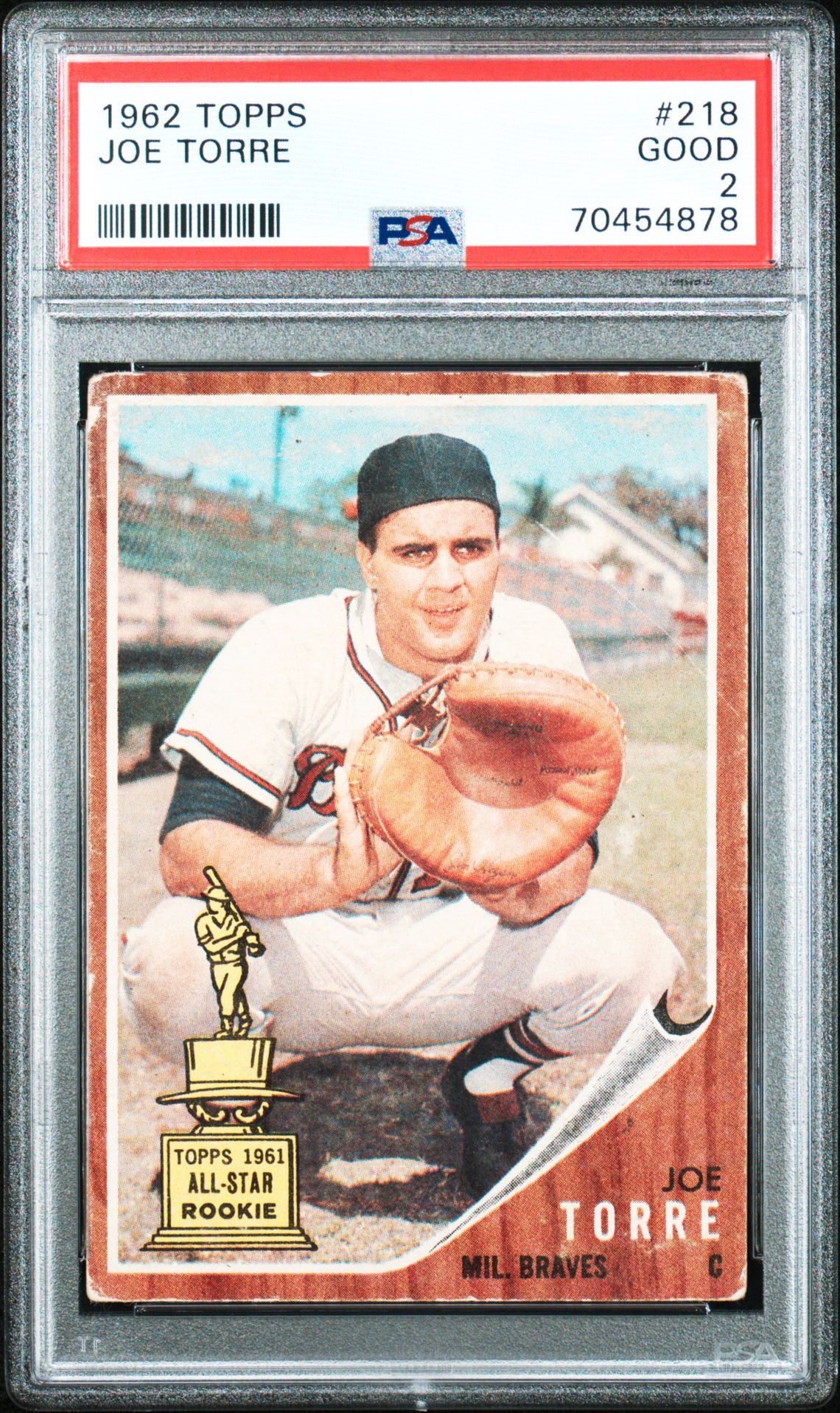 1962 Topps TOPPS #218 Joe Torre front