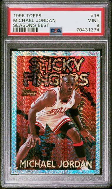 1996 Topps Topps Chrome #18 Michael Jordan front