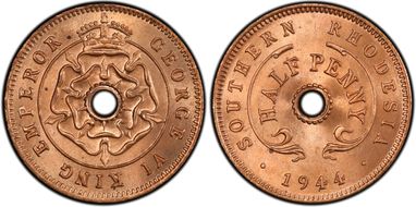 1944 1/2D MS65RD