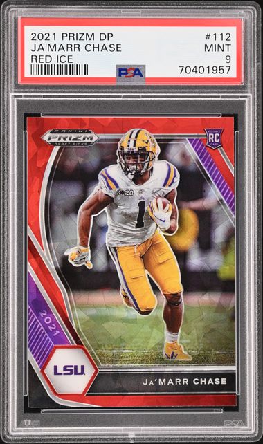 : 2021 Panini Prizm Draft Picks #185 Ja'Marr Chase LSU