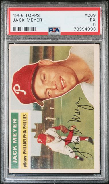 1956 Topps #269 Jack Meyer front