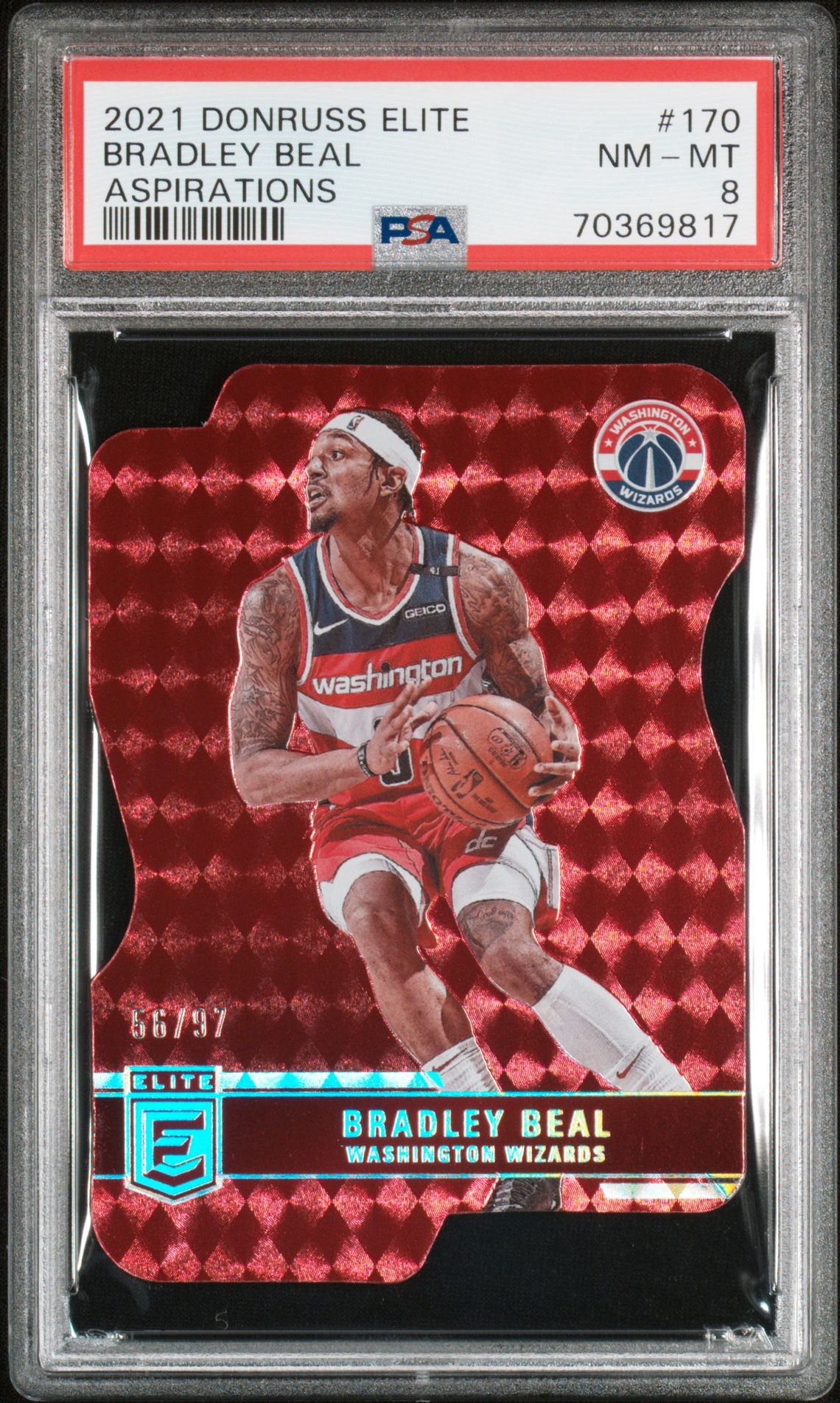 2021 Panini PANINI DONRUSS ELITE ASPIRATIONS #170 Bradley Beal front