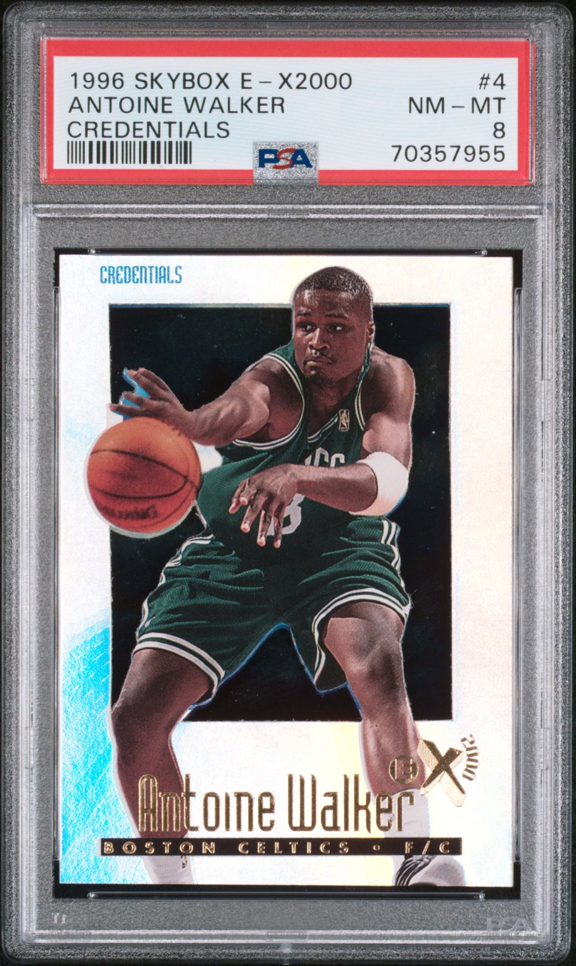 1996 SkyBox SKYBOX E-X2000 CREDENTIALS #4 Antoine Walker front