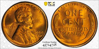 1950-S/S 1C RPM FS-504 MS67RD