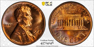 1968-S 1C MS67RD