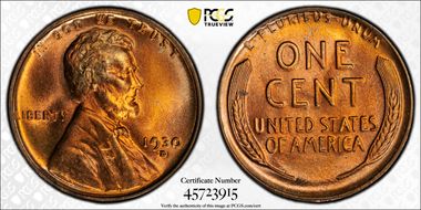 1930-D 1C MS66RD