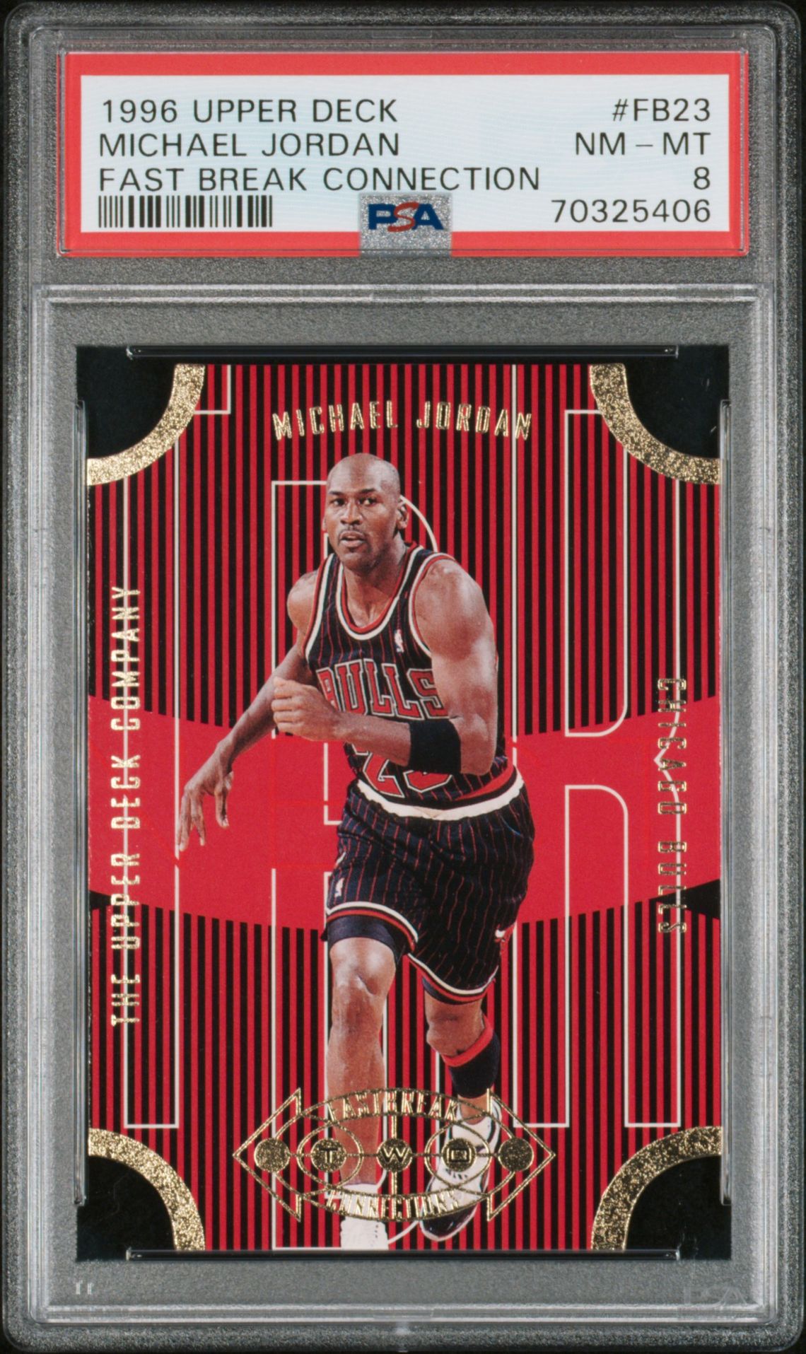 1996 Upper Deck Upper Deck Fast Break Connection #FB23 Michael Jordan front