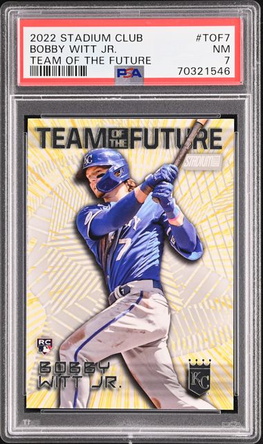 Bobby Witt Jr. 2022 Topps Stadium Club Chrome Team of the Future