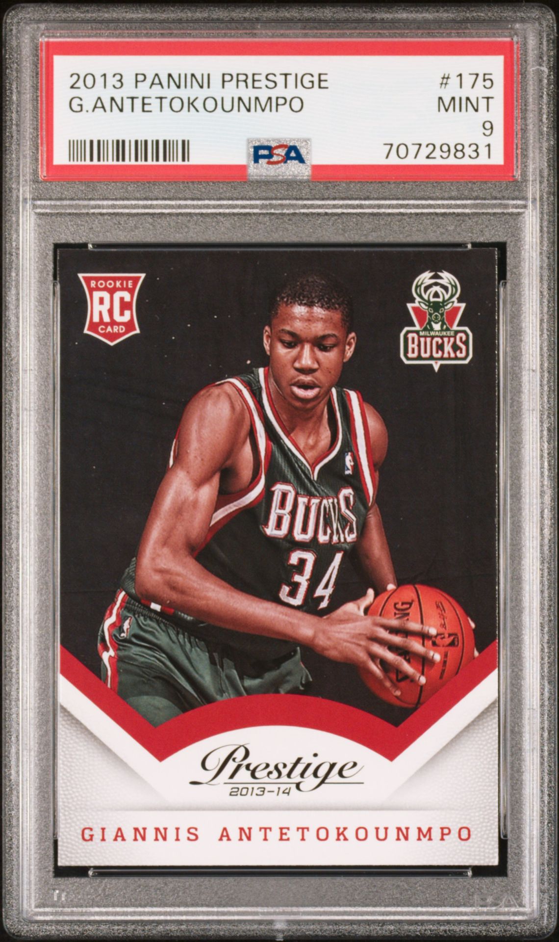 2013 Panini PANINI PRESTIGE #175 G.Antetokounmpo front