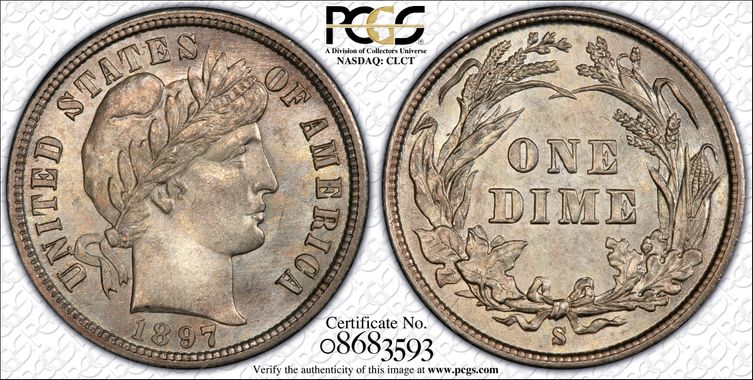 Cert 08683593 - Coin Image