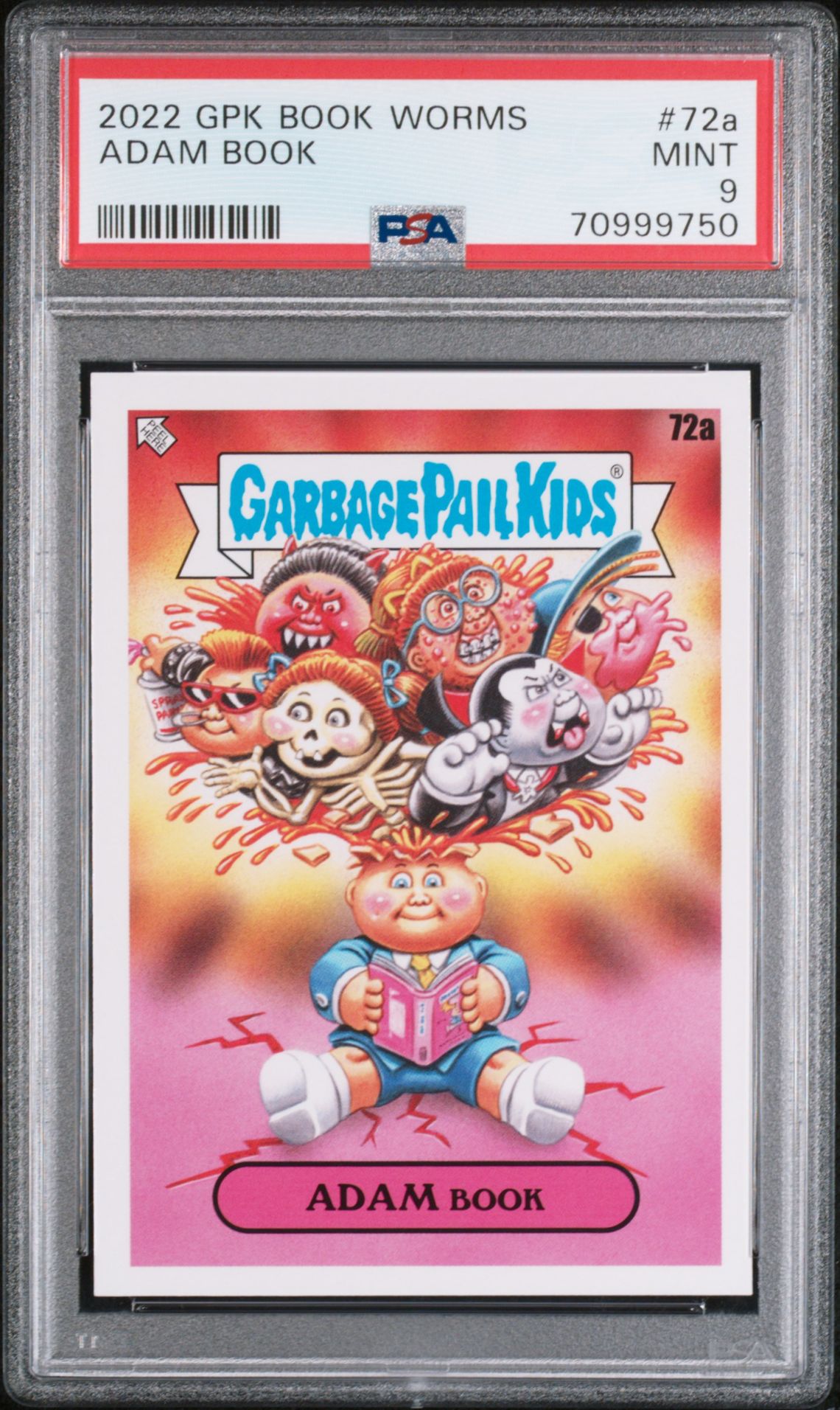 2022 Topps Garbage Pail Kids #72A Adam Book front