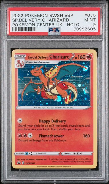 PSA 9 MINT Charizard G LV X Black Star Promo Ultra Rare