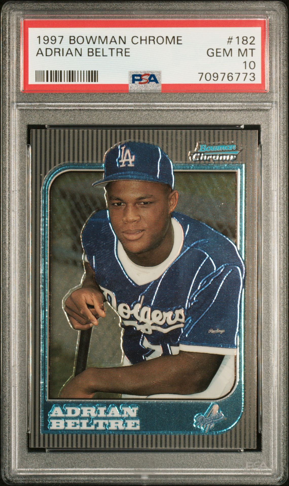 1997 Bowman BOWMAN CHROME #182 Adrian Beltre front