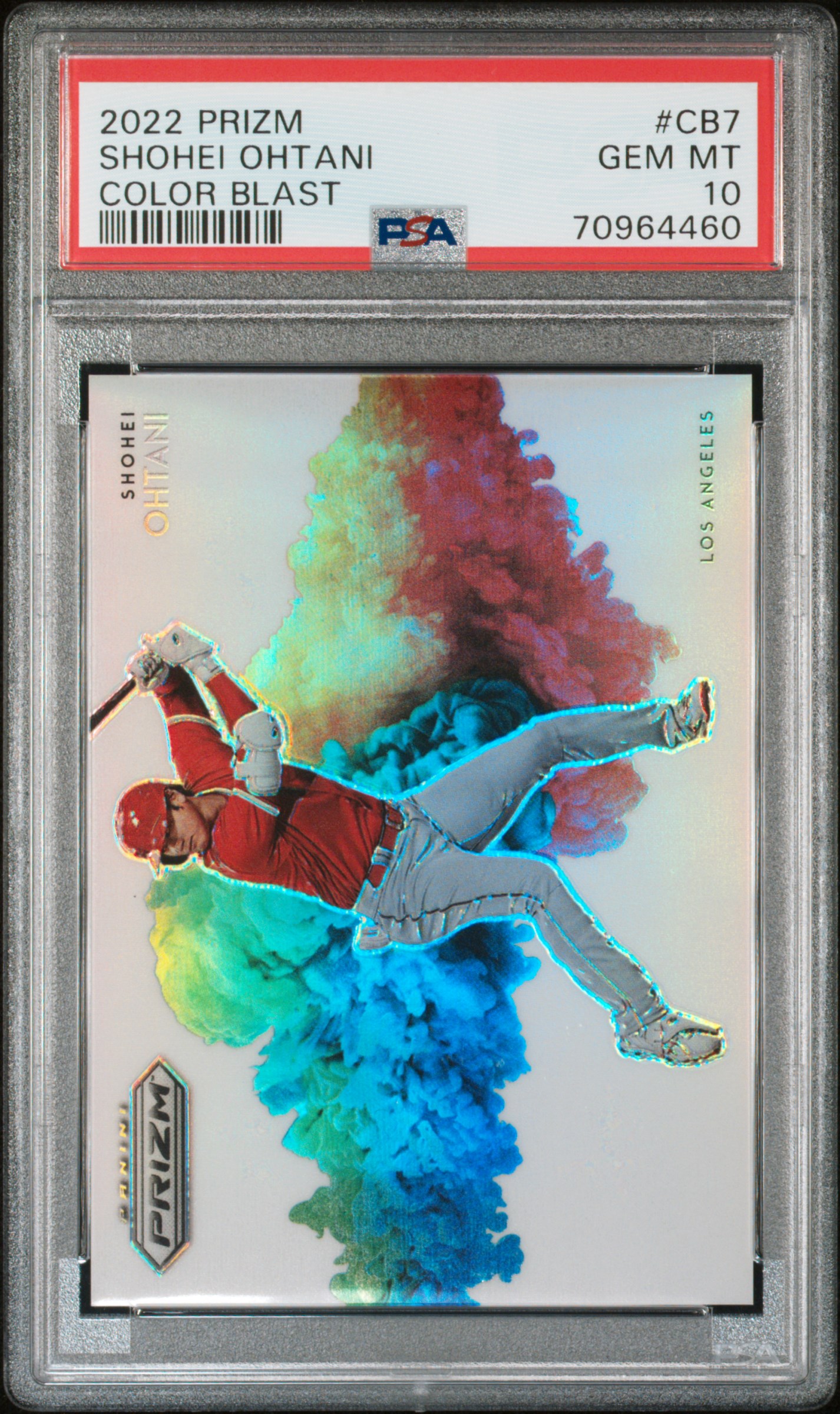 2022 Panini PANINI PRIZM COLOR BLAST COLOR BLAST #CB7 Shohei Ohtani front