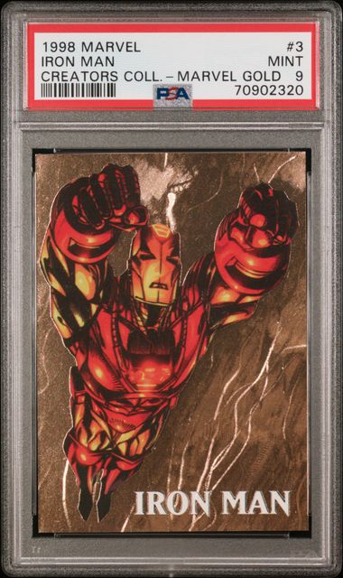 1998 Marvel Creatorscoll-Marvelgold9 Gold #3 Ironman front