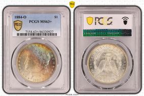 1884-O $1 MS63+