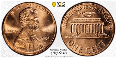 2005-D 1C MS67RD