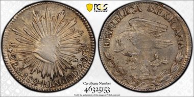 1824-Mo JM 2 R KM-373.4  Ag AU55