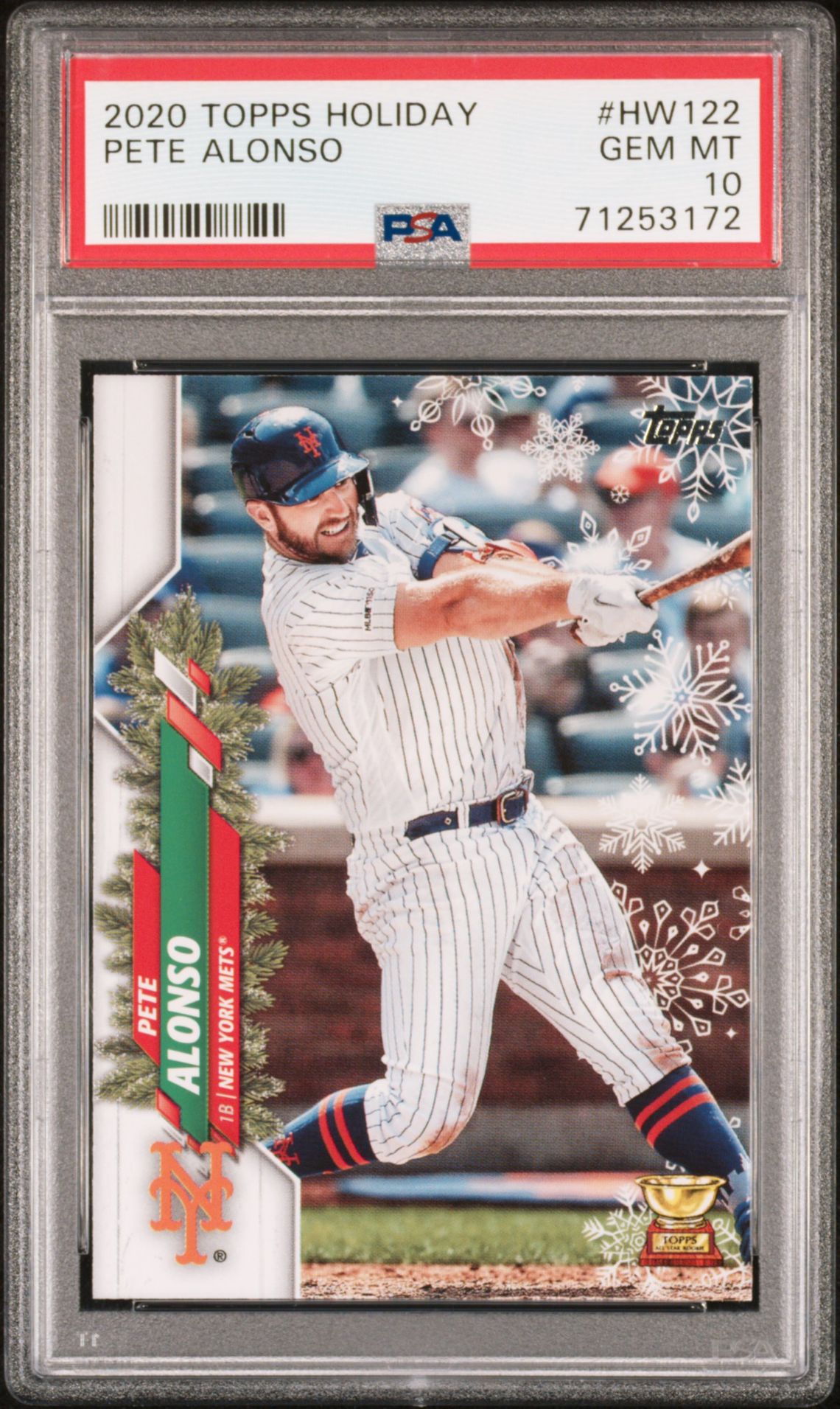 2020 Topps TOPPS HOLIDAY #HW122 Pete Alonso front
