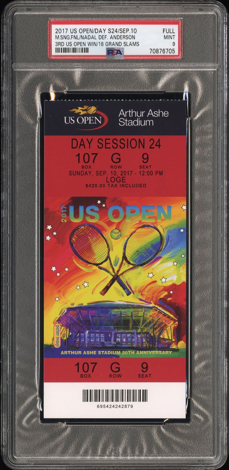 3RD US OPEN WIN/16 GRAND SLAMS