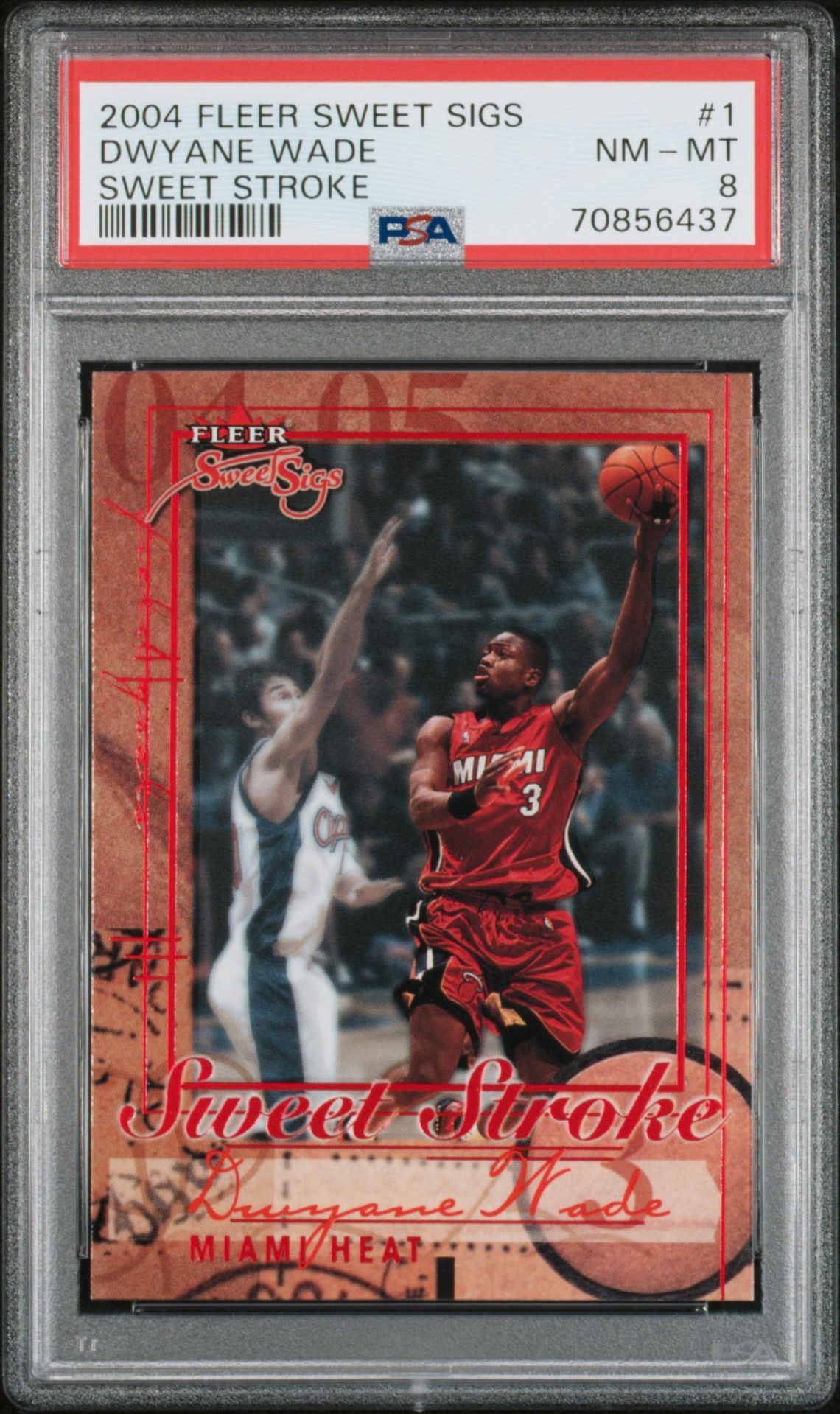 2004 Fleer #1 Dwyane Wade front