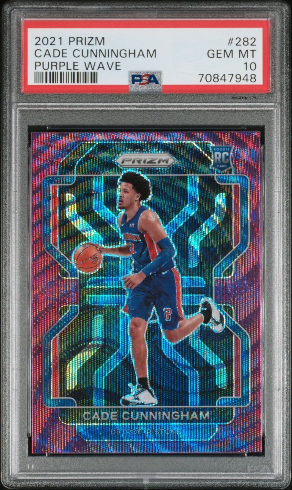 2021 Panini PANINI PRIZM SILVER PRIZM #282 Cade Cunningham front
