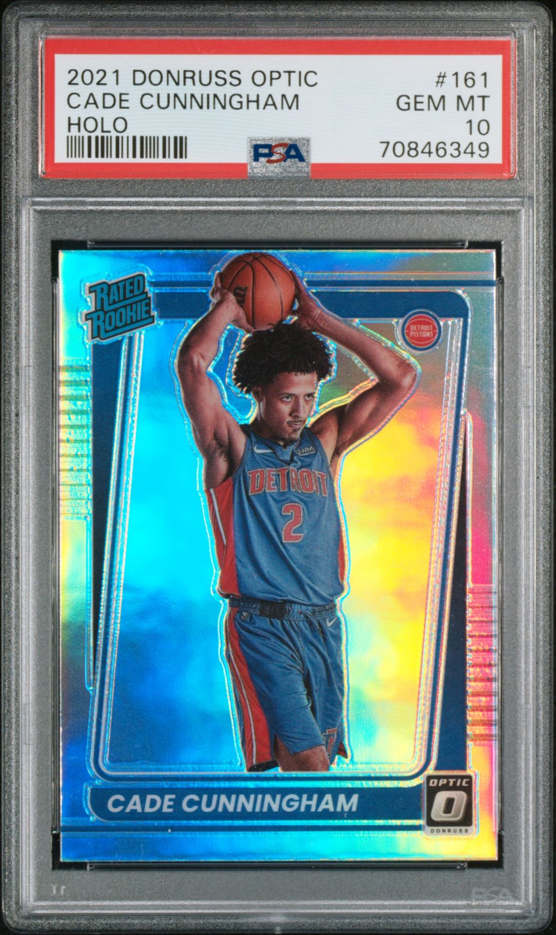2021 Panini PANINI DONRUSS OPTIC HOLO #161 Cade Cunningham front