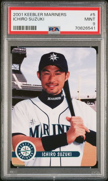 Ichiro Suzuki Autographed 2001 Topps Chrome Traded Rookie Card